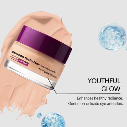 Calcium Eye Cream Firming Elastin Moisturizer Brightening under Eye Treatment Volume Skin Care Revitalizing Mineral Balm Korean