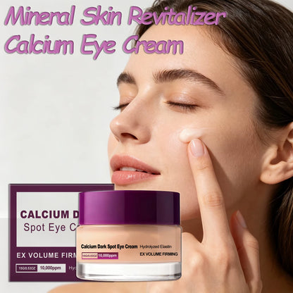 Calcium Eye Cream Firming Elastin Moisturizer Brightening under Eye Treatment Volume Skin Care Revitalizing Mineral Balm Korean